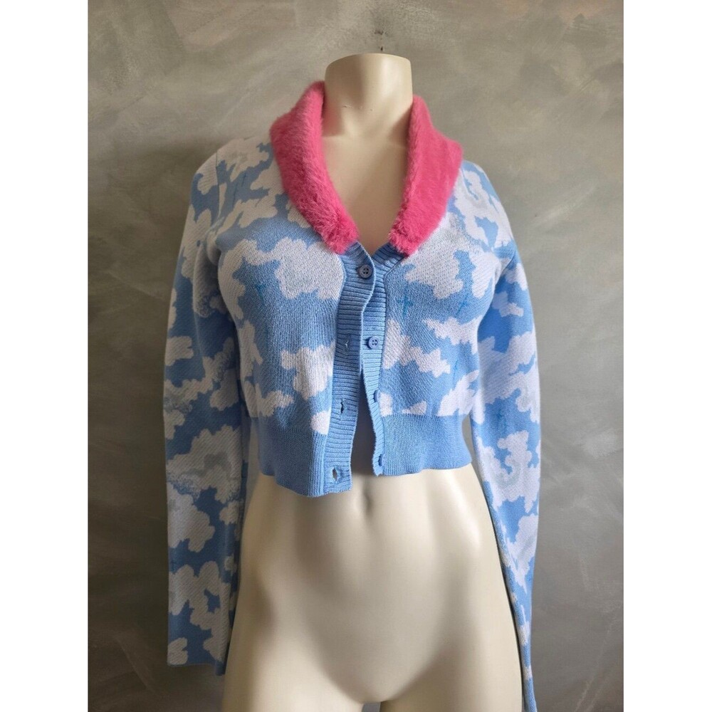 LO X Laura Callaghan Book Club Cloudy Cardigan Lazy Oaf 6 Crop